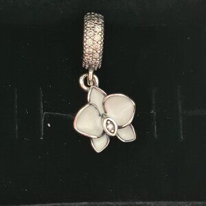 Pandora white butterfly charm